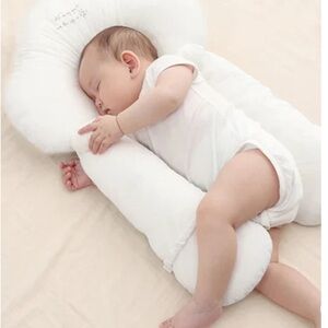 LIKE NEW White Baby Sleep Pillow